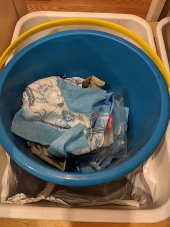 Kitchen Beach Bucket Trash Can