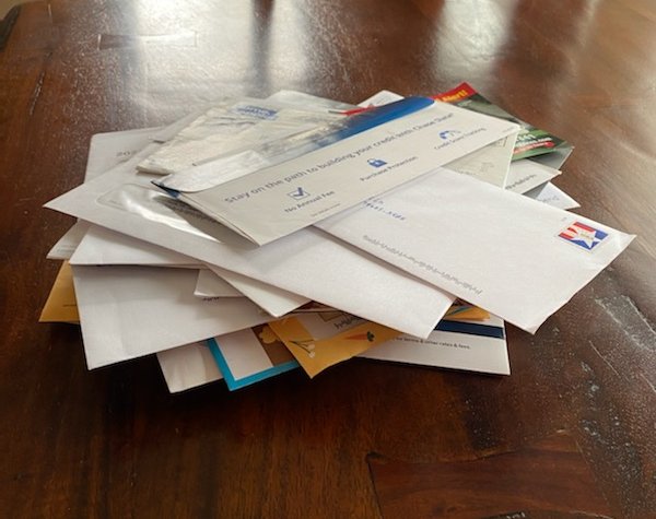 Unwanted Mail or Junk Mail