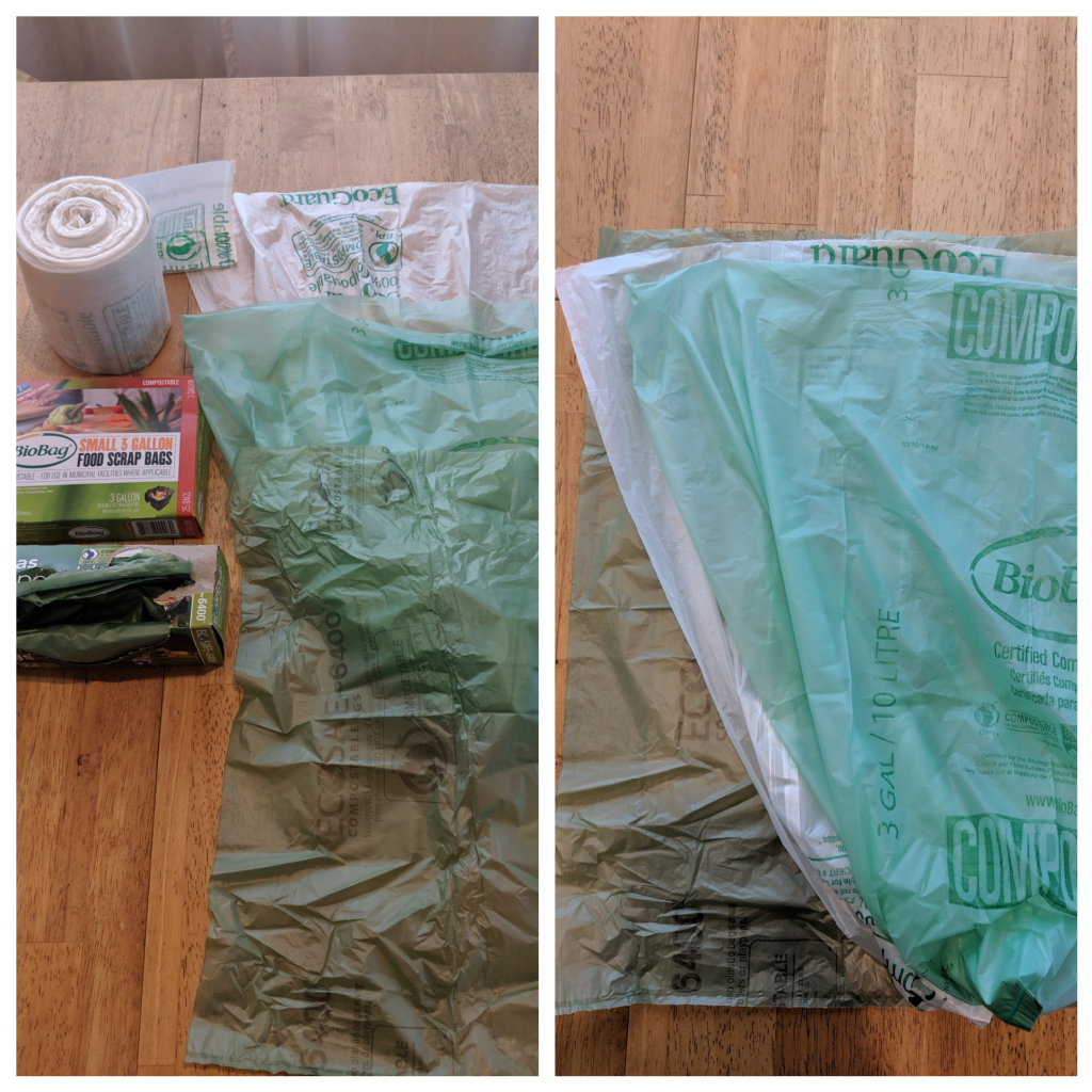 Compost Bags Comparison - a little more green