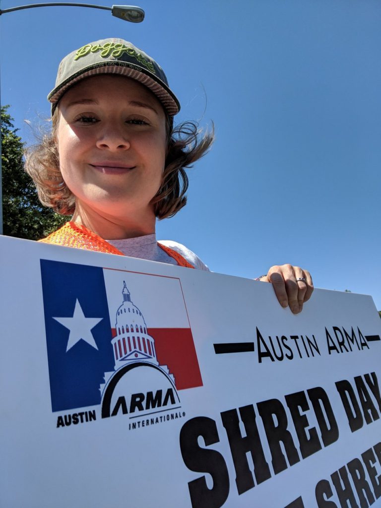 Shred Day a little more green