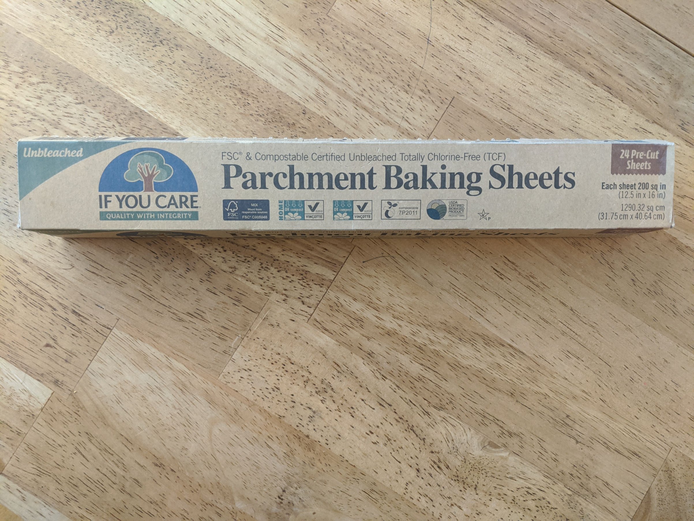 Parchment hot check trash can