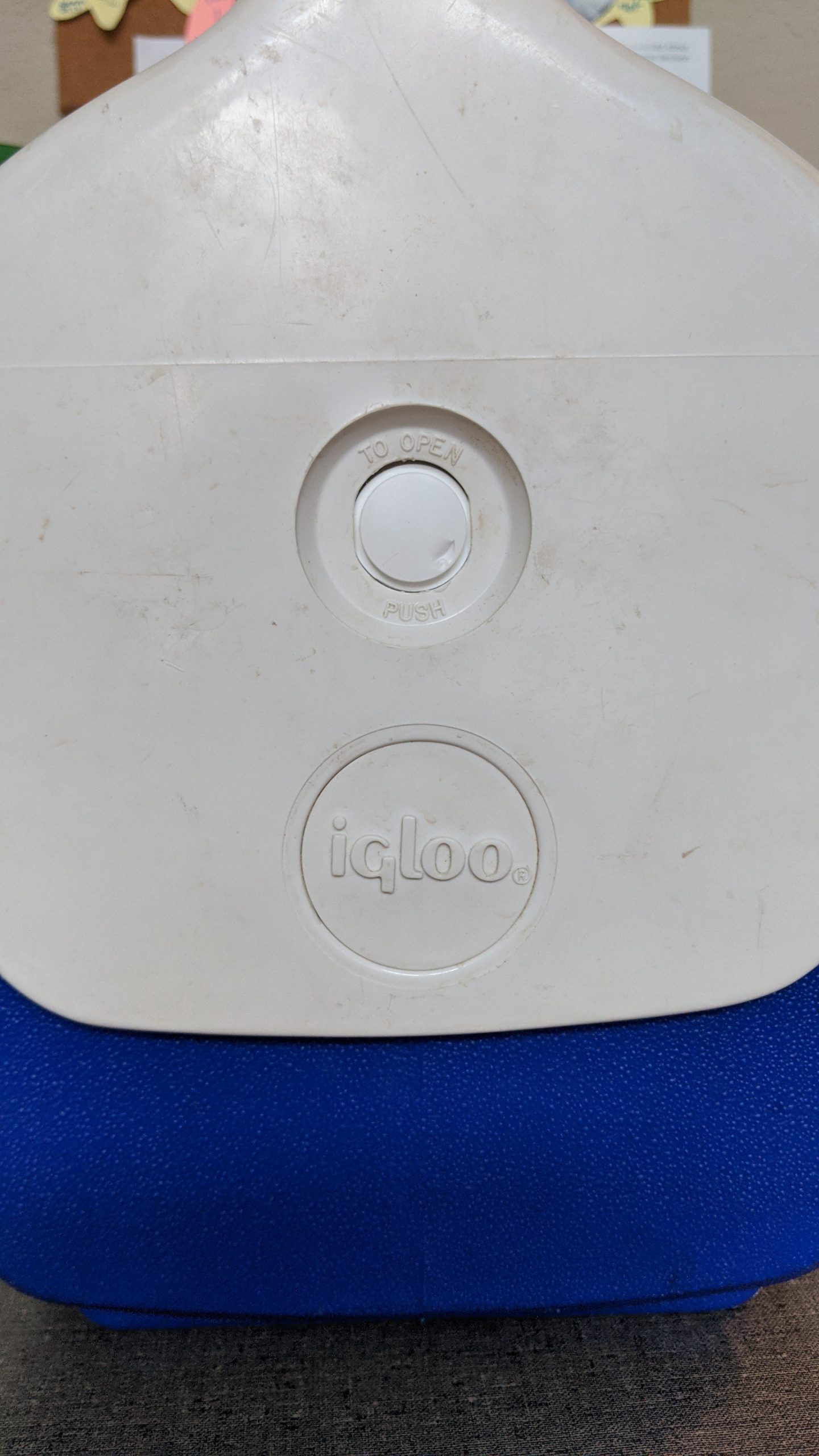 igloo cooler button and spring