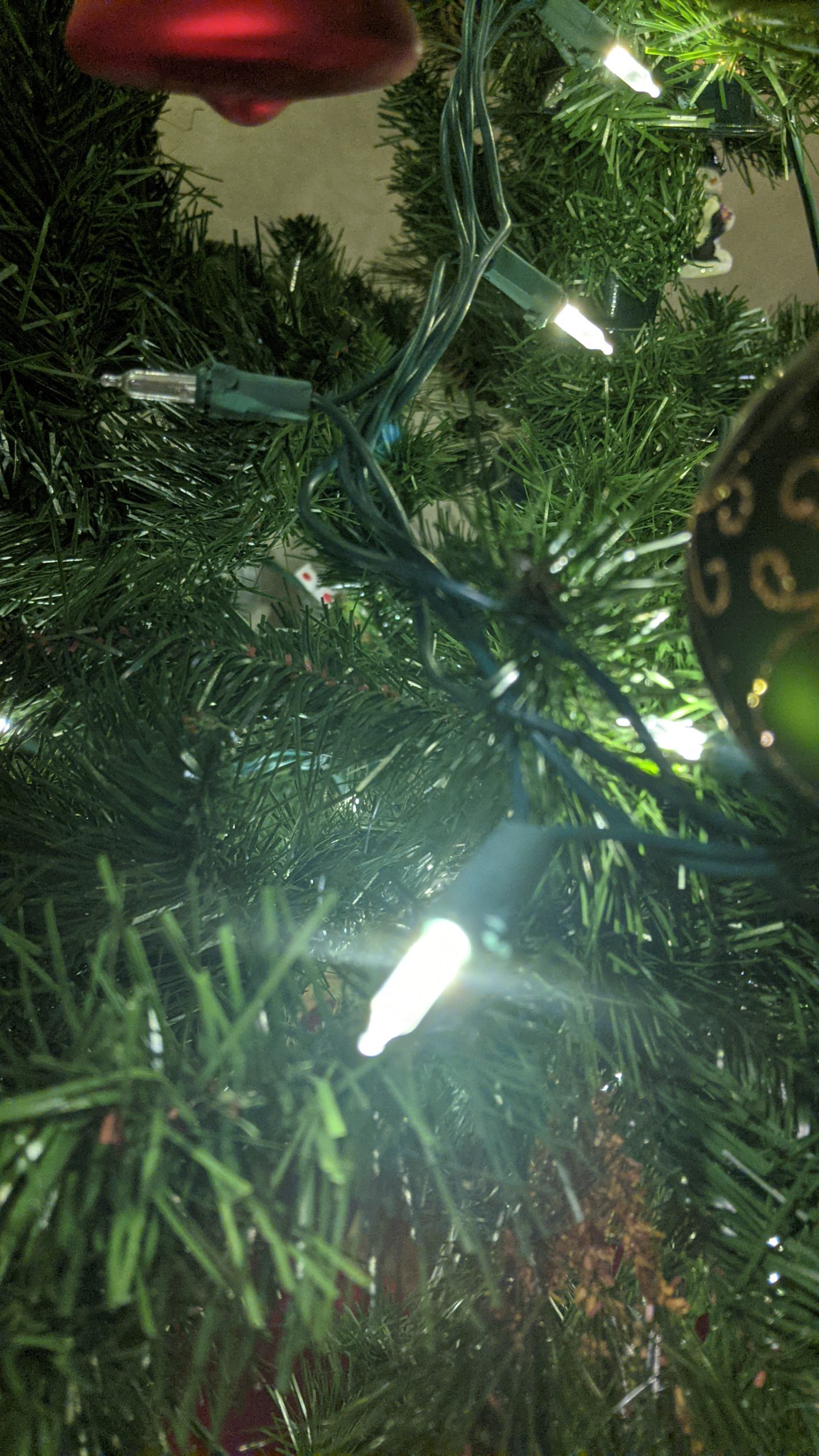 Recycle String Lights a little more green