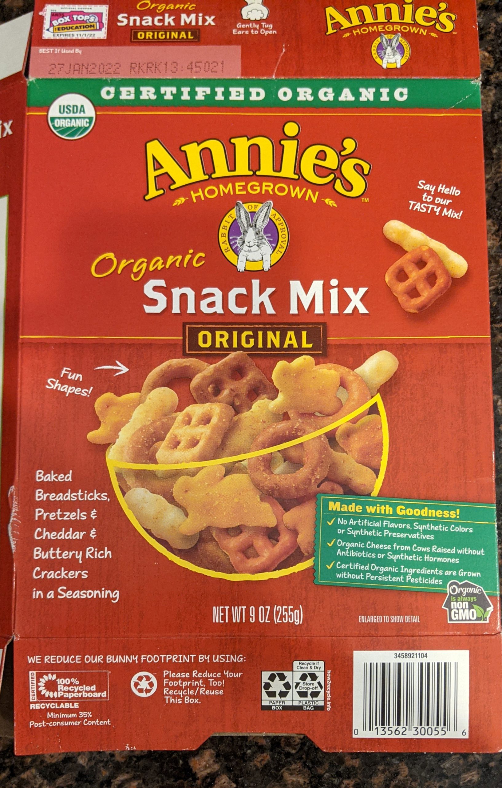 Snack Mix Packaging a little more green