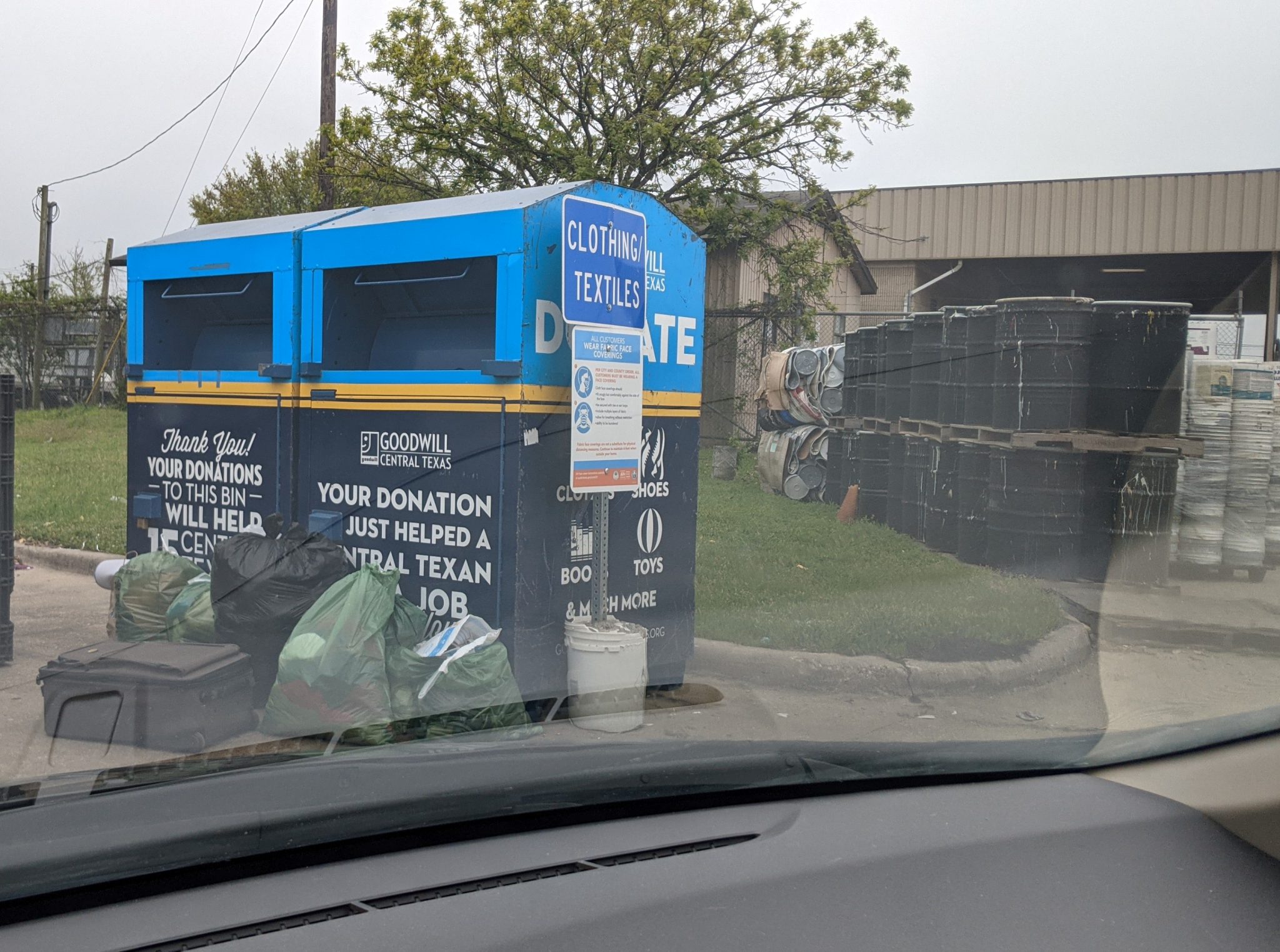 Recycle & Reuse Drop-off Center - a little more green