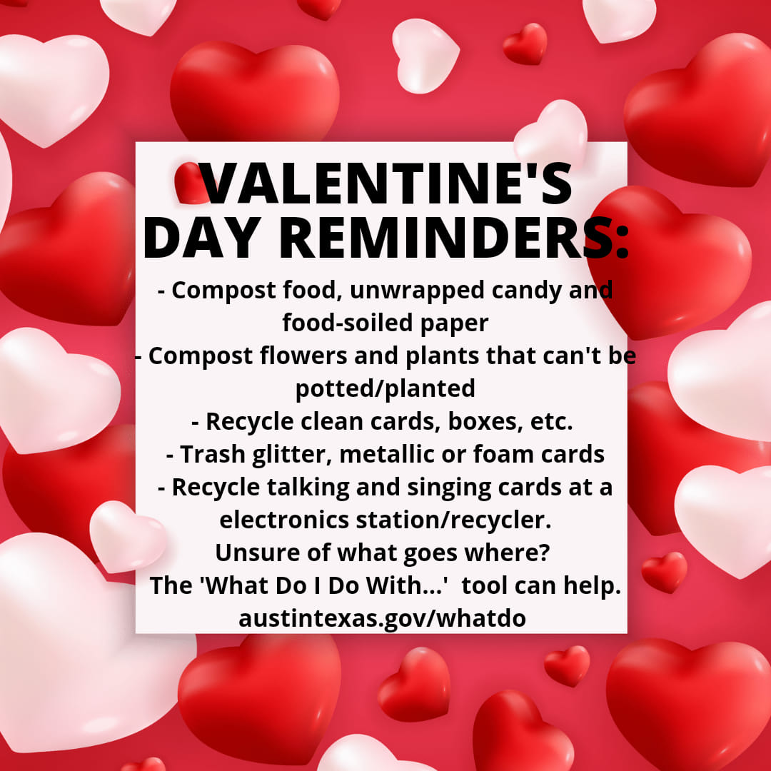 Valentine’s Day Reminders