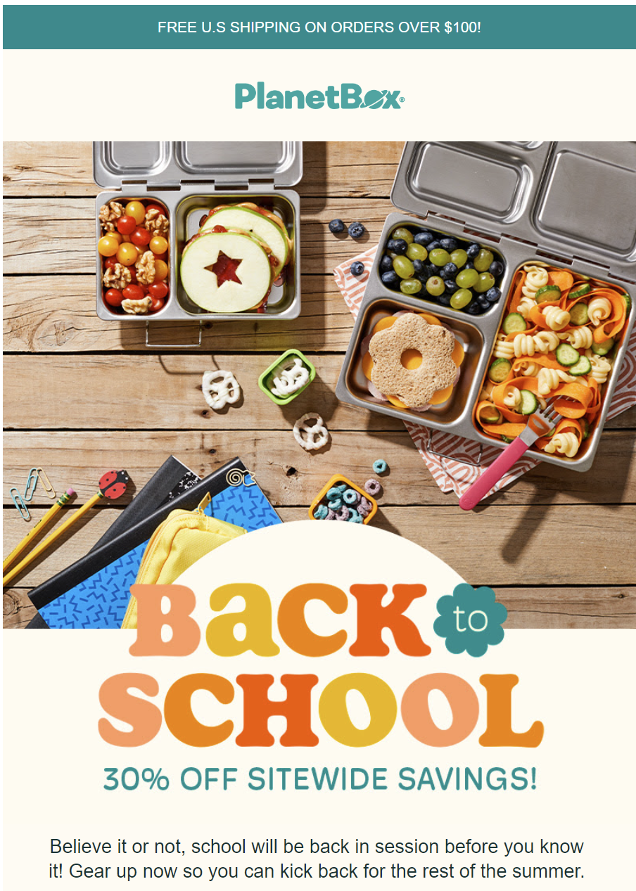 PlanetBox Back to School Sale