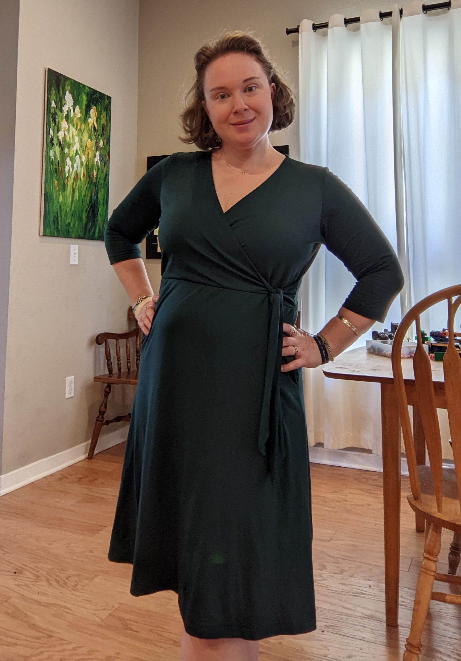 100 Day Dress Challenge Reward Dress - a little more green