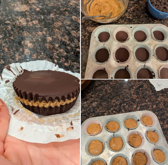 Homemade Peanut Butter Cups: NO Palm Oil