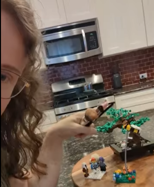 Clean Lego Displays with Makeup Brushes
