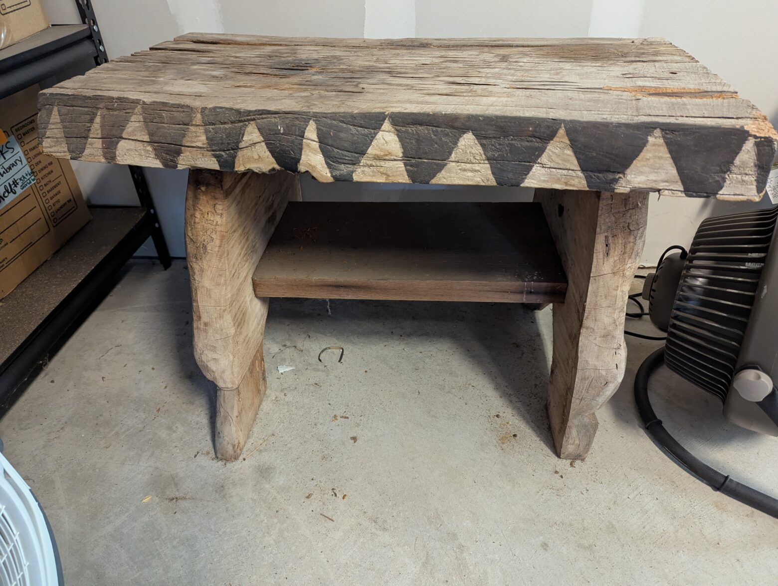 Buy Nothing Give Win: Driftwood Bench