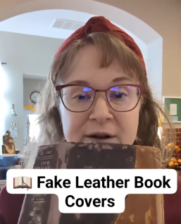 Fake Leather Book Covers like Bibles & Devotionals